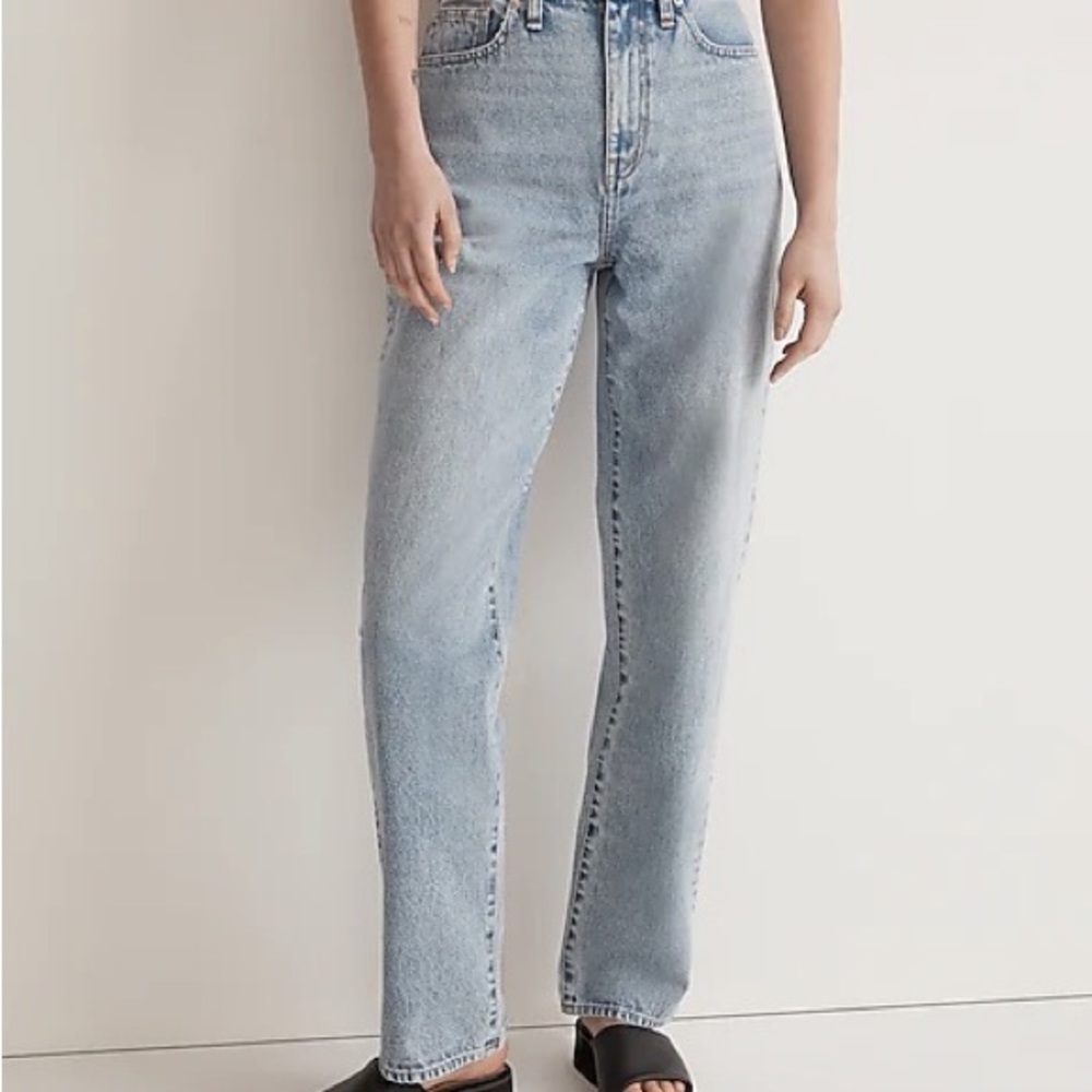 Madewell Petite Baggy Straight Jeans, 26P